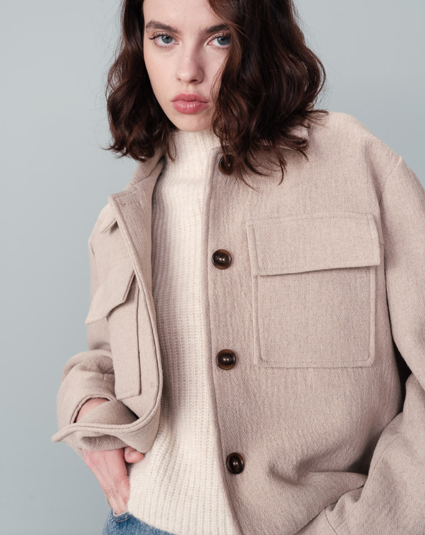 VESTE BEIGE NOVEMBRE