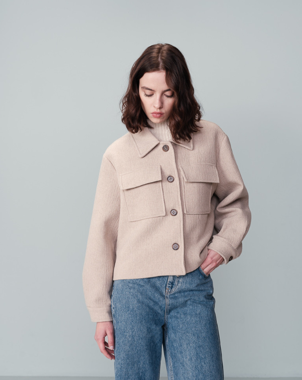 VESTE BEIGE NOVEMBRE