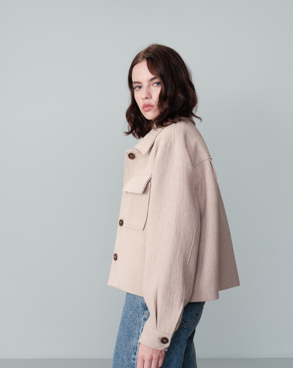 VESTE BEIGE NOVEMBRE