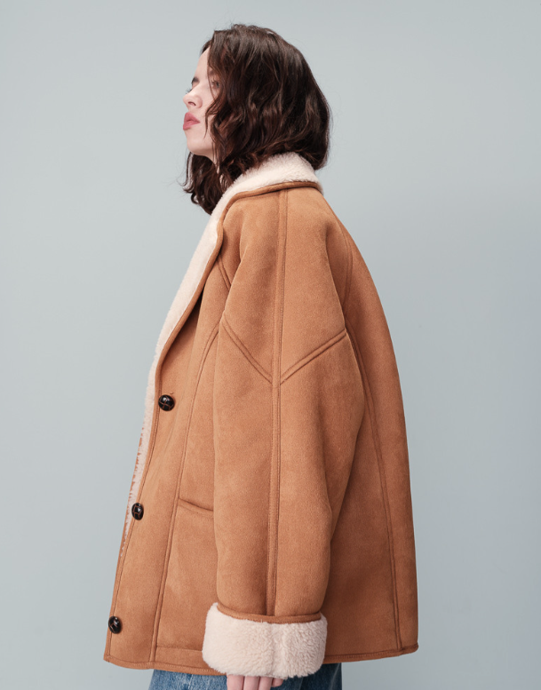 MANTEAU CAMEL NOIRA