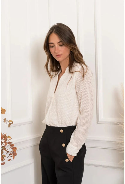 Blouse décolté kelly