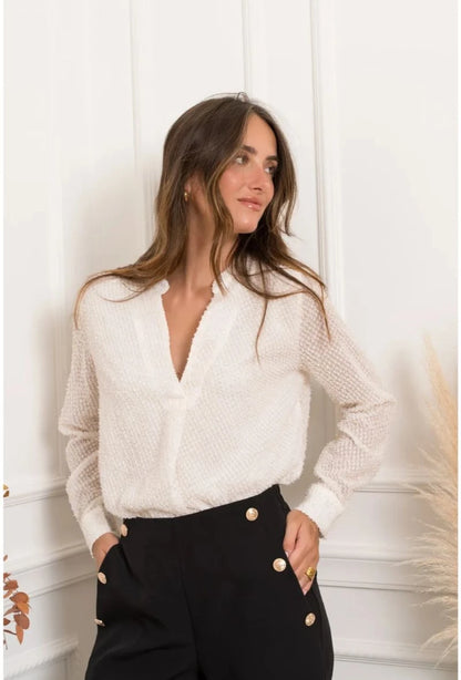 Blouse décolté kelly
