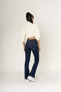 Jean BOOTCUT bleu irisé